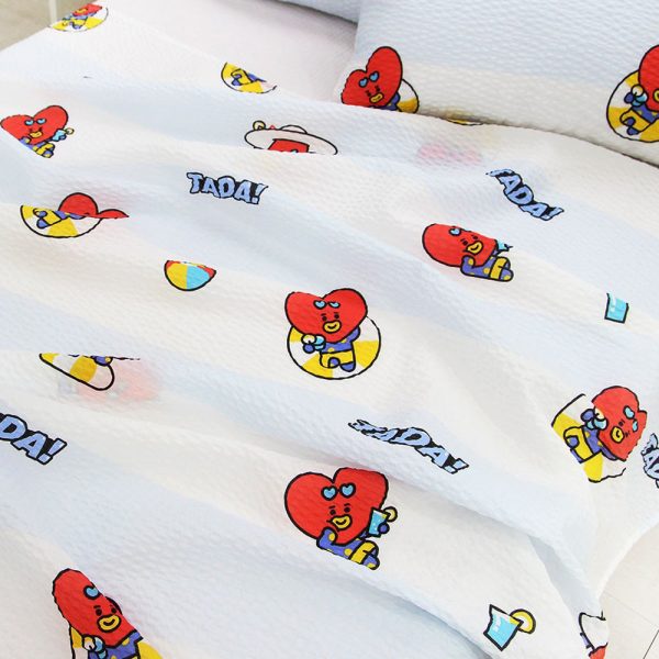 BT21 RIPPLE BLANKET [ CURIOUS TATA ] Hot on Sale - Image 3