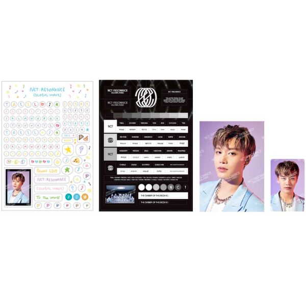 엔시티2020 | NCT 2020 [ GLOBAL WAVE ] DECO STICKER + PHOTO SET Hot on Sale - Image 2