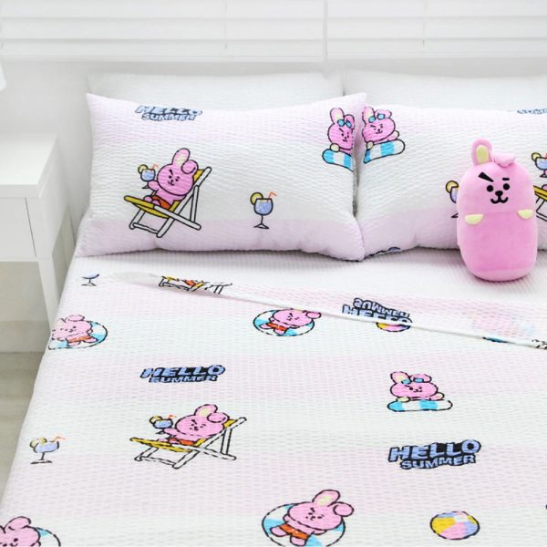 BT21 RIPPLE BLANKET [ PINKISH COOKY ] Sale