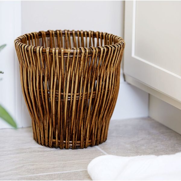 Wicker 3 Gallon Open Waste Basket 1105AH Hot on Sale