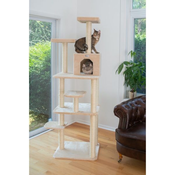 Beige 74  Annmarie Cat Tree MRM1706 Online Hot Sale