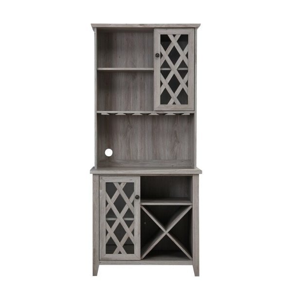 Grey Bloomville Bar Cabinet SB2579 For Cheap - Image 2