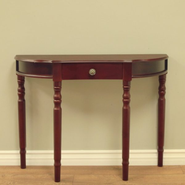 Dark Cherry 14.8   Console Table 1922CDR For Sale - Image 2