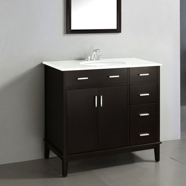 Akera 37  Single Bathroom Vanity Set MRM1499 Sale