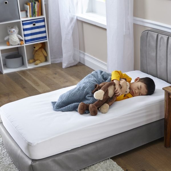 Standard Crib Toddler White Sealy Baby FlexCool AirLight 2-Stage 5.75  Waterproof Standard Toddler & Crib Mattress 4396RR For Sale