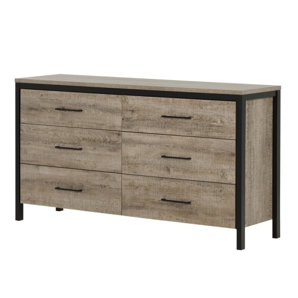 Munich 6 Drawer Double Dresser 1873CDR For Cheap