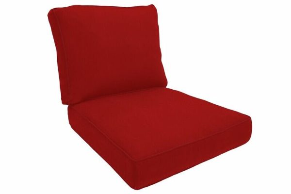 5  H x 23  W x 24  D Sunbrella Lounge Chair Cushion (Set of 2) MRM1422 Online Sale