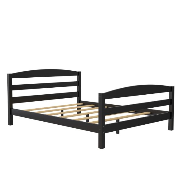 Better Homes & Gardens Leighton Bed, Full Size Wood Frame, Black 4383RR For Cheap - Image 2