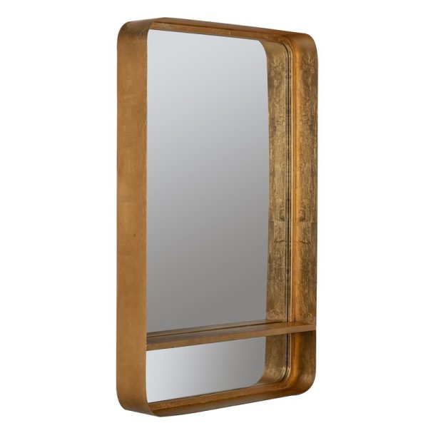 Akridge Distressed With Shelves Accent And Bathroom Vanity Mirror MRM1379 Supply - Image 2