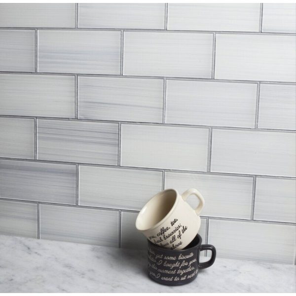 Hand Painted Series 3  x 6  Glass Peel & Stick Subway Tile (Set of 2) MRM1659 Cheap
