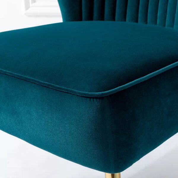 Alfredo 26  Wide Tufted Velvet Side Chair MRM1527 For Cheap - Image 2
