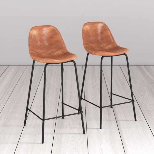 Aisha Bar & Counter Stool (Set of 2) MRM1391 For Discount