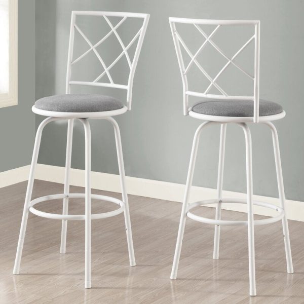 Lavanya Swivel 28  Bar Stool (Set of 2) MRM1664 For Sale