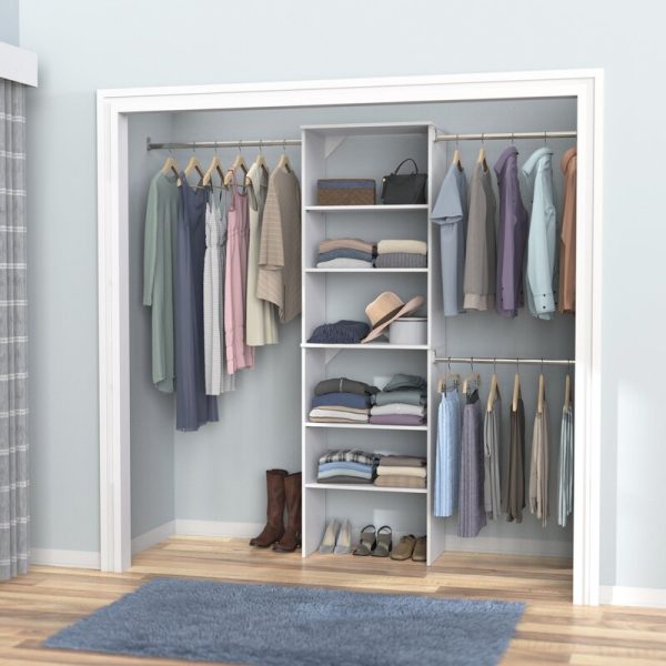 Pure White SuiteSymphony 120  W Closet System Starter Kit 4333RR Online