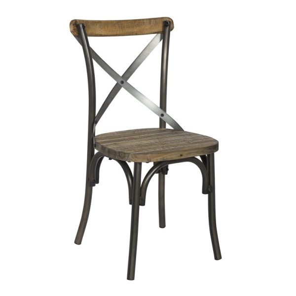 Montes Cross Back Dining Chair (Set of 2) MRM1424 For Discount - Image 2