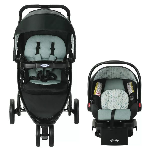 Graco Pace Travel System with SnugRide Infant Car Seat - Birch 1169AH Supply - Image 2