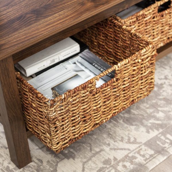 Dark Walnut Denning Coffee Table with Storage 1096AH Cheap - Image 2