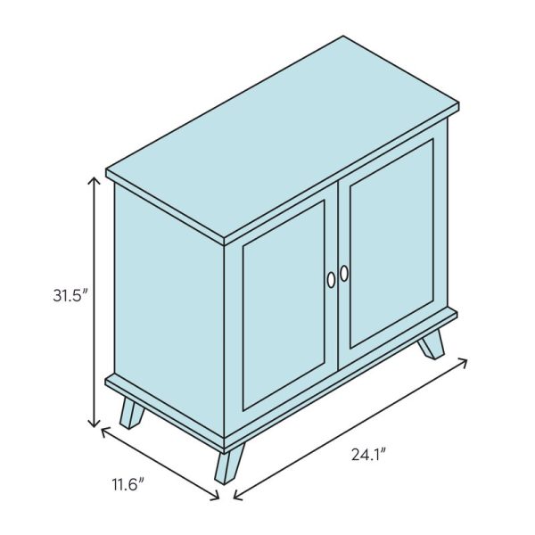 Storage 2 Door Accent Cabinet MRM1324 Online Hot Sale - Image 3