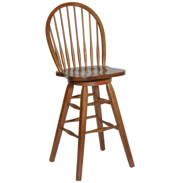 Tobacco ClipperCove Swivel Solid Wood Bar & Counter Stool MRM1921 For Discount