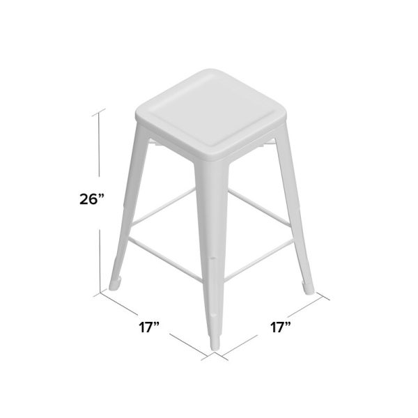 Irvington Solid Wood Bar & Counter Stool (Set of 4) 1963CDR Online now - Image 3