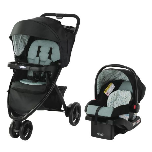 Graco Pace Travel System with SnugRide Infant Car Seat - Birch 1169AH Supply - Image 3