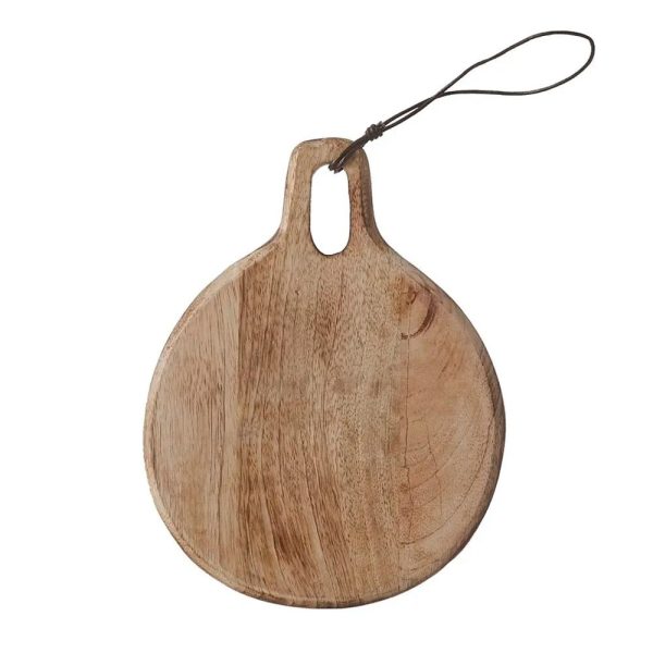 Small Brown Round Duko Chopping Board by Edelman (Set of 2) GL1683 Cheap
