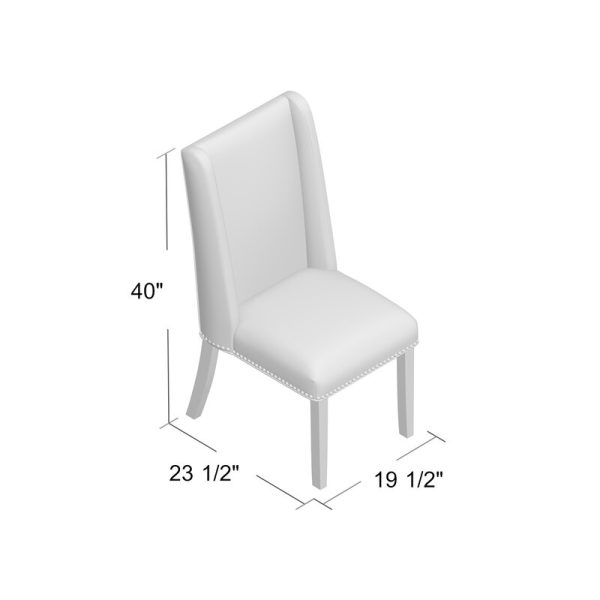 Galewood Wood Leg Upholstered Dining Chair MRM1769 Hot on Sale - Image 3