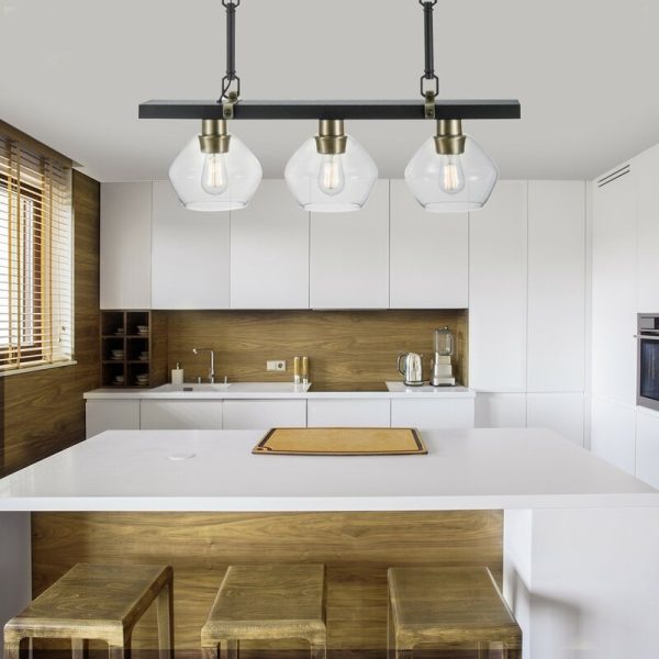 Aadi 3 - Light Kitchen Island Linear Pendant 4286RR on Sale