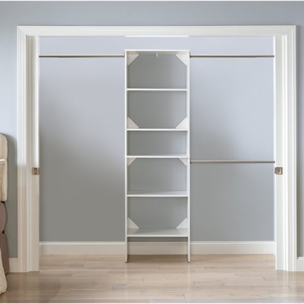 Pure White SuiteSymphony 120  W Closet System Starter Kit 4333RR Online - Image 2