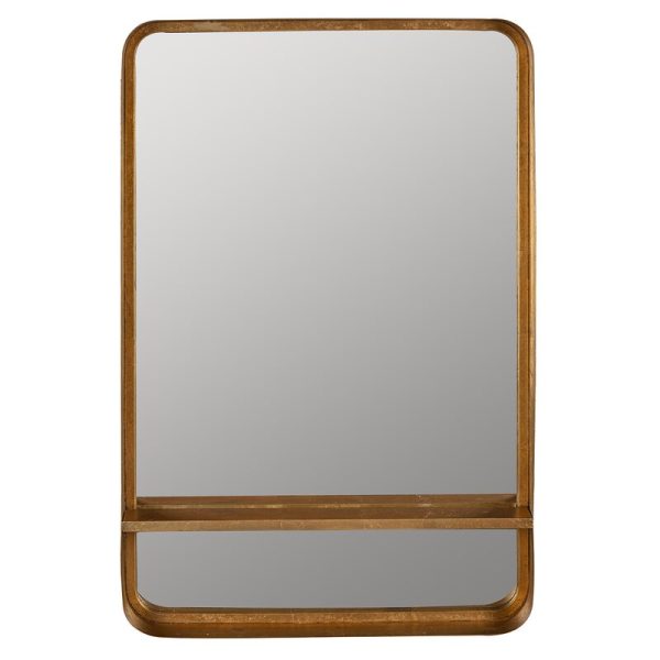 Akridge Distressed With Shelves Accent And Bathroom Vanity Mirror MRM1379 Supply - Image 3