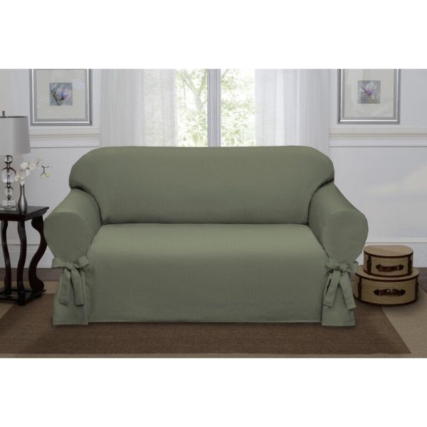 Lucerne Box Cushion Loveseat Slipcover GL1728 Hot on Sale