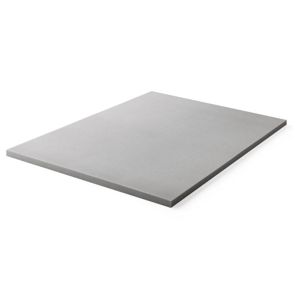 Gray Bamboo Charcoal and Aloe 2  Memory Foam Mattress Topper 780AH Online Sale - Image 3