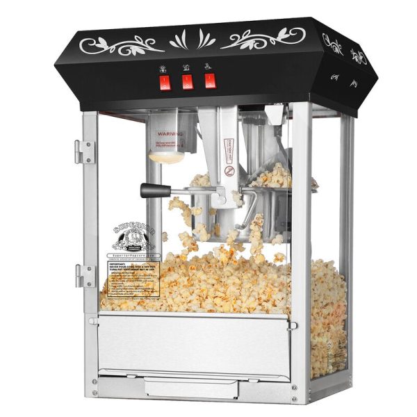 8 Oz. Movie Night Tabletop Popcorn Popper Machine *as is* 4324RR Online Sale