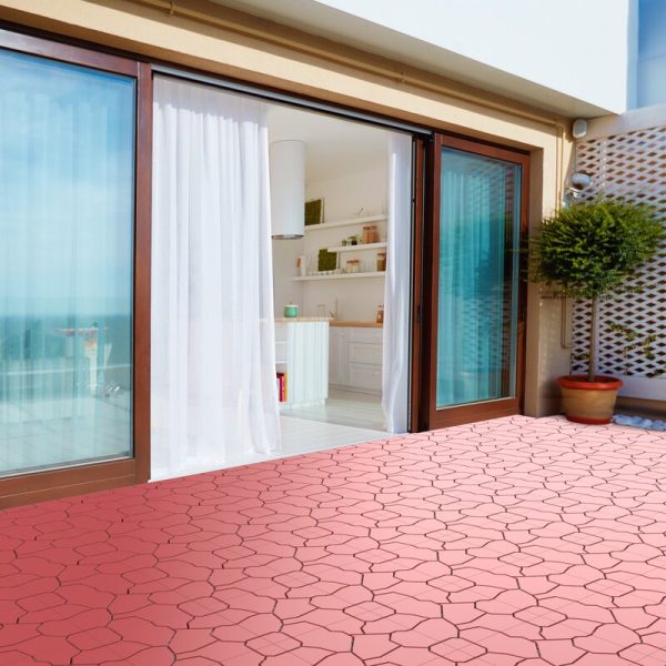 11.5  x 11.5  Plastic Interlocking Deck Tile (Set of 24) GL1845 (4 boxes) Sale