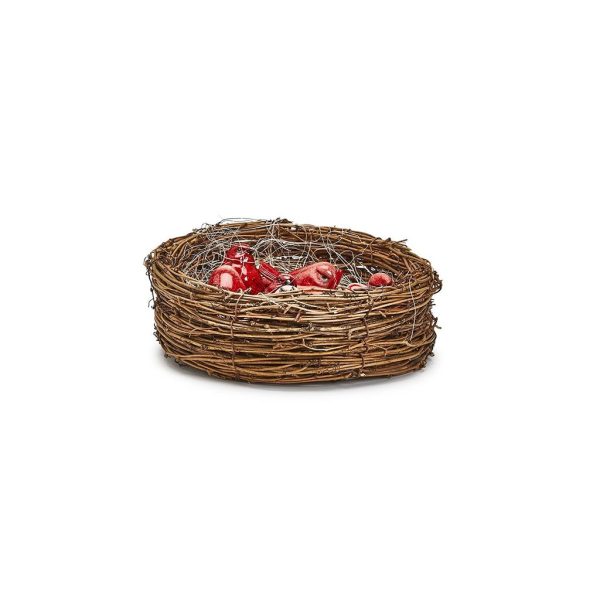 Two s Company : Hand-Painted Cardinal with Nest Countertop Display Hot on Sale - Image 2